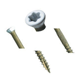 (3,000 Count) Big Timber THB92W 9 x 2-Inch White Trim Head Screws