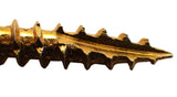 (5 Lb) Big Timber 5YTX10312 10 x 3-1/2-Inch Gold Star Flat Head Screws Approx. 270