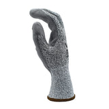 Cordova 3711G Valor Salt & Pepper 13-Gauge HPPE Shell Gloves, Gray Polyurethane Palm Coating, ANSI Cut Level A2